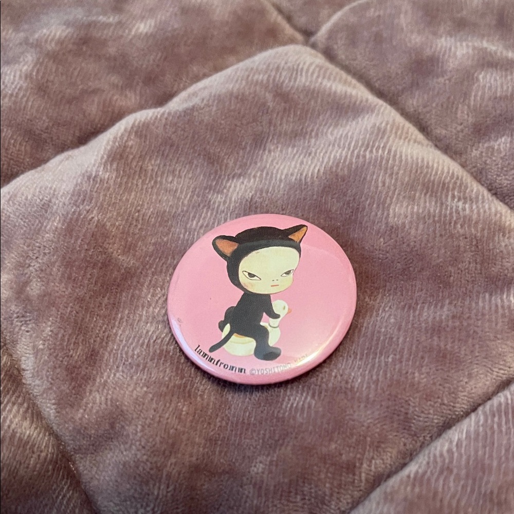 Yoshitomo Nara Button Pin